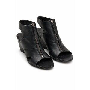 Franco Sarto Zip Wedge Heels for Women size 7 Office Wear Date Night Wedding